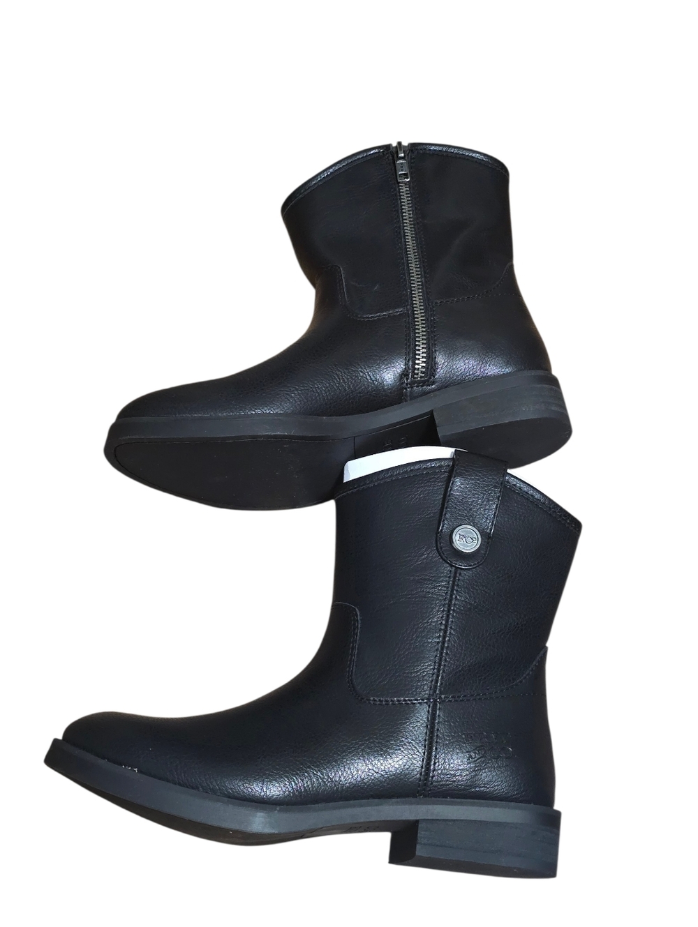Frye & Co. Black Ankle Boots with Side Zipper
